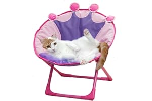 KnocKconK Cute Cat Chair, Outdoor Garden Small Dog Sofa, Comfortable Pet Bed