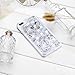 Coolden Case for iPhone 8 Plus Case iPhone 7 Plus Glitter Case with Shells Foil Cute Girly Durable Shockproof 2 Layers Solid PC TPU Cover Case for iPhone 6 Plus 6s Plus 7 Plus 8 Plus, Silver Shell