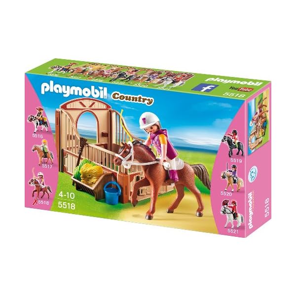 PLAYMOBIL 5518 - Shagya Araber mit braun-Beiger Pferdebox