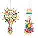 MEWTOGO Bird Parrot Chewing Foraging Toys for Conures African Grey Parrot Toy