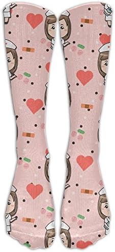 Have Fun Medical Aid Funny Knee Socks Camp Girls Knee Crew Socks