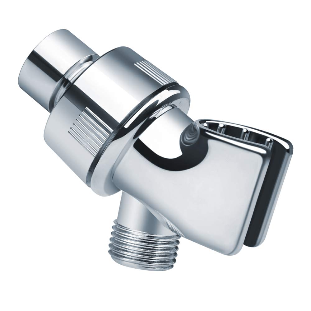 Adjustable Shower Arm Bracket for Handheld Shower Head Plastic