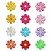PGMJ 47pcs Embroidery Applique Patches Rose Flowers Butterfly Sunflowers Iron On Patches for Jackets, Jeans, Bags, Clothing, Arts Crafts DIY Decoration