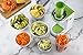 Gourmia GES580 Electric Spiralizer and Slicer for Vegetables & Pasta Maker with 3 Blades for Spaghetti Fettuccine & Ribbon Noodles Free Recipe Book Included - 110V