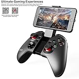 PowMax Gapo PG-9037 Bluetooth Wireless Classic Gamepad Game Controller (with Mouse Function) for Samsung HTC MOTO Addroid TV Box Tablet PC