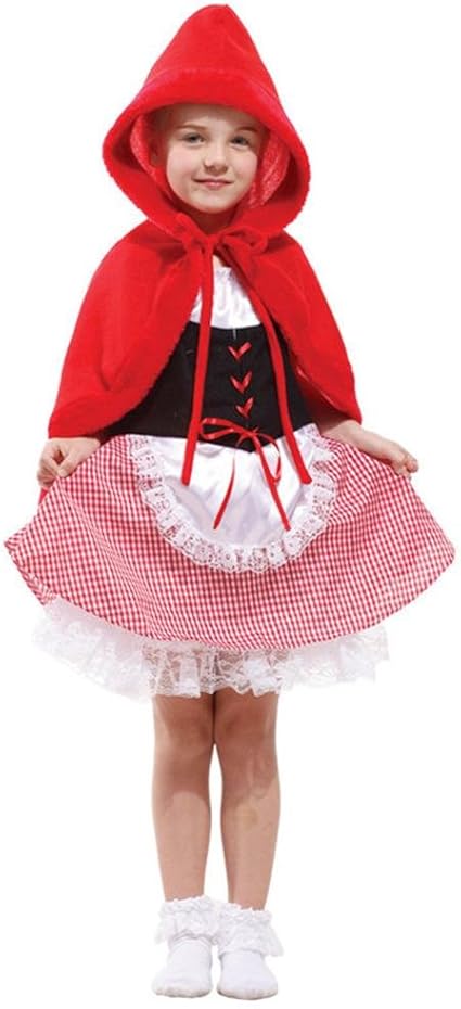Carnevale E Feste Da Ragazza Piccolo Cappuccetto Rosso Costume Dahalloween Abbigliamento E Accessori Multisellos Cl