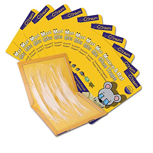Garsum Mouse Trap 10 Pcs/Rat Trap,Sticky Traps for Mice,Large Rat Glue