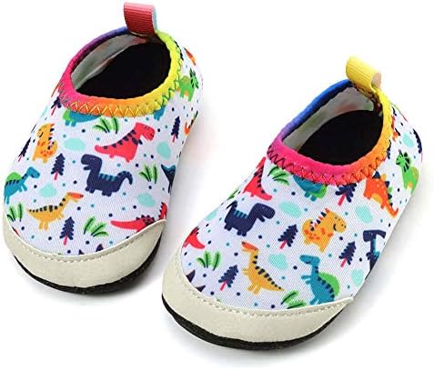 SCIEU Baby Beach Swim Water Shoes Boys Girl Toddler Barefoot Aqua Sock for Kids Pool Garden Seaside Sport