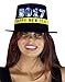 Black Happy New Years 2017 LED Light Up Top Hat