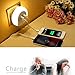 iMagitek Dusk to Dawn Sensor LED Night Light with Dual USB Wall Plate Charger, 5V 2A Output for Fast Charge