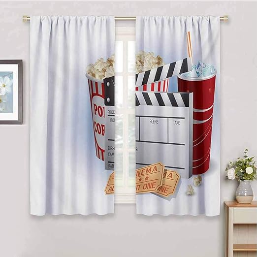Amazon Com Championcel Movie Theater Room Darkening Curtains