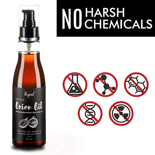 image for Ryaal Hair Food Onion Hair Oil - Nourishing Hair Fall Treatment with 1