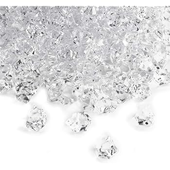 Amazon Com Acrylic Clear Ice Rock Crystals Treasure Gems For Vase