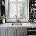 VIGO Gramercy 17'' H Single Handle Pull-Down Spout Kitchen Faucet in Stainless Steel-VG02008ST