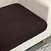 Argstar 1 Seater Couch Chair Cushion Cover Spendex Loveseat Sofa Seat Slipcover Furniture Protector Chocolate