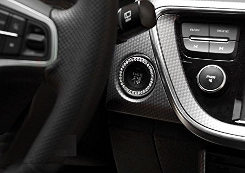 4 Earthland+Rhinestone+Decoration+Interior+Button+Silvery