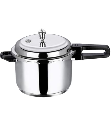 🥘 ROYAL NORFOLK Olla A Presión 5 Litros Acero Inoxidable: Triple Fondo, Válvulas De Seguridad Y Compatible Con Inducción
