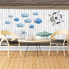 Wall Mural Unique Design of Mediterranean Style Removable Self-Adhesive Large Wallpaper - 66x96 inches