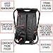 GearTOP Camping Chair Backpack, Multi-Function Fishing Stool and Beach Bag Plus Phone Pouch (Black)