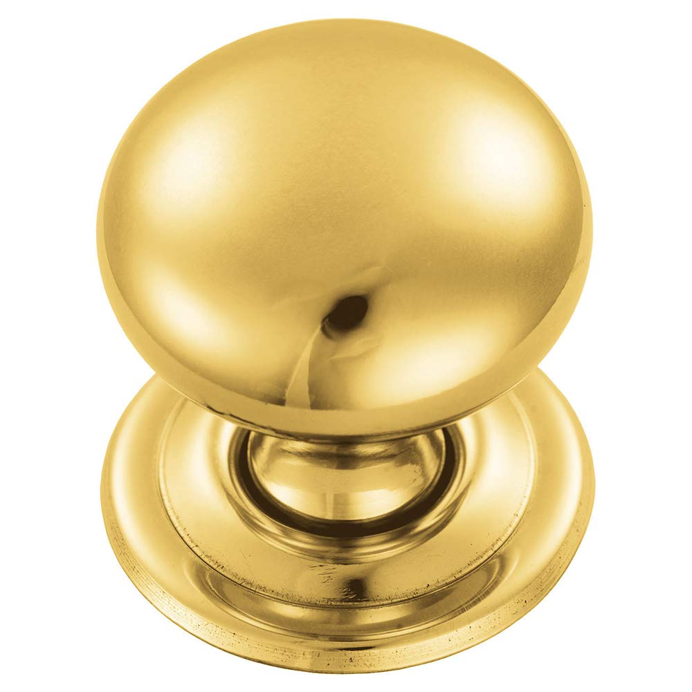 Carlisle Brass FTD1265C Cupboard Knob, Polished Brass, 38 mm