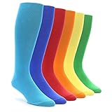 Boldsocks Solid Color Men's Over-the-calf Dress Socks