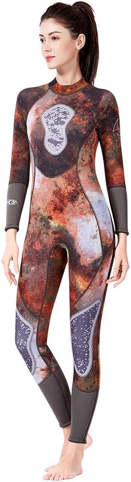 TZTED Mens Full Wetsuit 3MM Swimming Wetsuit, Freediving/Spearfishing Wetsuits Premium Soft Neoprene