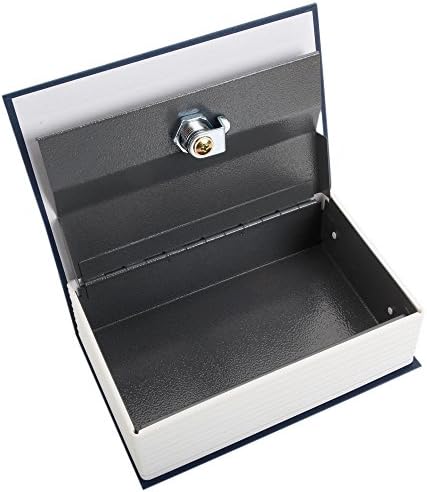 New Blue Dictionary Secret Book Hidden Safe Money Box Home Security Key Lock