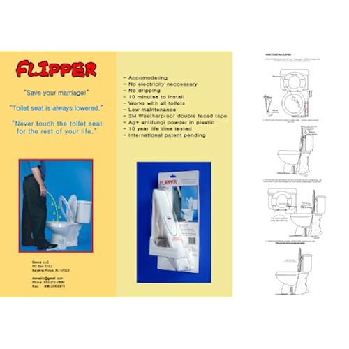 FLIPPER - the Most Reliable and Inexpensive Toilet Seat Lifter Medical Supplies & Equipment, Mobility & Daily Living Aids, Bathroom Safety, Aids & Accessories, Toilets & Toilet Aids, Raised Toilet Seats