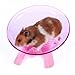 Zehui Cute Ultra-Quiet Non Slip Hamster ToyStable Flying Saucer Jogging Exercise Wheel Roller for Small Pets Blue 7