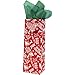 All one tech 12 Christmas Wine Gift Bags with Handle & Tags for Holiday Wine Bottle Bag Decorations for Home Table Party