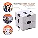 3 Pack Fidget Infinity Cube Toys for Kids Adults,Fidget Game Pad, Metal Fidget Bike Chain Fidgeting Magic Blocks Puzzle Sporocket Finger Toys Hand Fingertip Gryo Gift Set for Party Favors Prizes