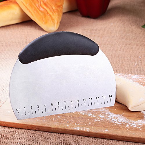 image for JDYYICZ Stainless Steel Pastry Scraper / Cutter / Chopper，Multipurpo