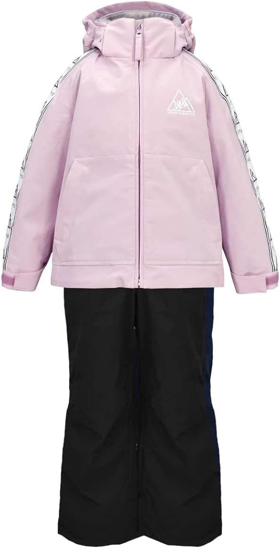 Amazon Co Jp アスナロ スキーウェア ニーマ スキーウェア 上下 女の子 キッズ サイズ調節 服 ファッション小物