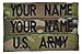 Custom Multicam / Scorpion / OCP Name Tape with Velcro US Army USAF 3pc set