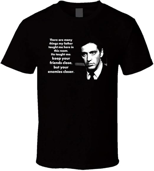 LUYU Tshirt Al Pacino avec citation du parrain de Michael
