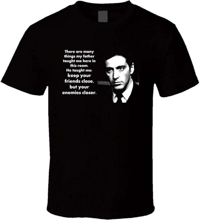 LUYU Tshirt Al Pacino avec citation du parrain de Michael
