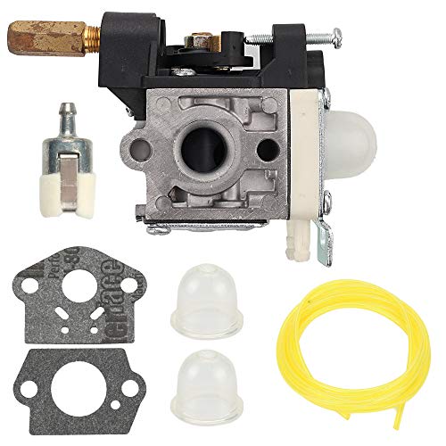 SRM210 Carburetor for Echo Trimmer Parts PE200 Carb Weed Eater GT200 SRM 210 PE 200 HC150 SRM211 GT200 Rep rb k75 A021000740 with Fuel Line Kit