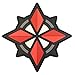 Resident Evil Op Raccoon City USS Logo Umbrella Security PVC Rubber 3D Touch Fastener Patch