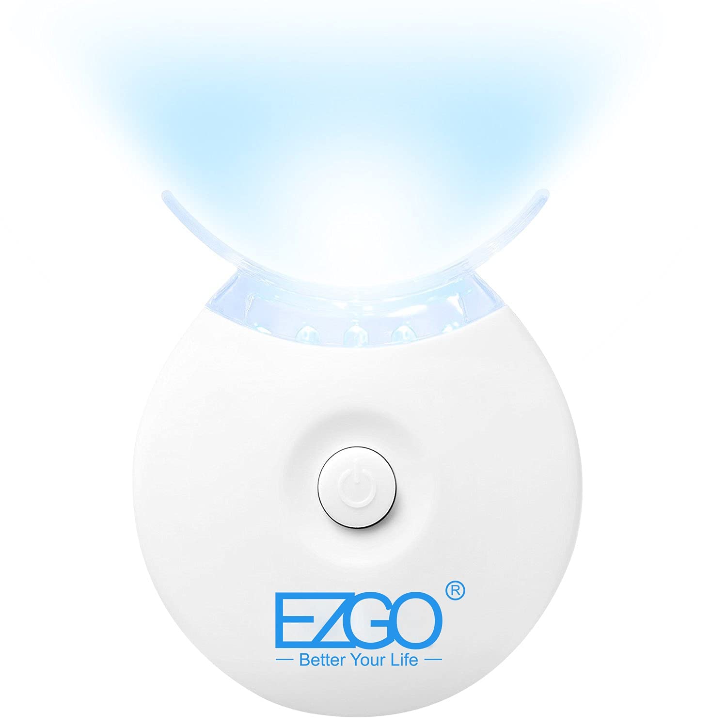 EZGO Teeth Whitening LED Accelerator Lights, 5 X LED Light Whiten Teeth Faster, Works with Tooth Whitening Gel, Whitening Trays or White Strips