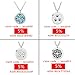 Aromatherapy Essential Oil Diffuser Locket Pendant with Free 24” Chain Necklace and 8 Felt Pads by Jenia