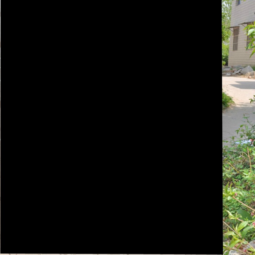 FENTIS Blackout Window Film 100% Light Blocking Privacy Film Black Static Cling Window Sticker Darkening Film Non-Adhesive Window Tint for Bedroom, Day Sleeping and Baby Nursery 44.5x200 cm