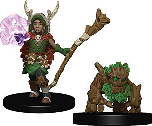 Wizkids Wardlings Boy Druid with Tree Companion painted fantasy miniatures set WZK73319