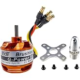 DYS D2822 1100KV/1450KV/1800KV/2600KV Brushless Outrunner Motor 2-3S for Multicopter RC Aircraft Fixed-Wing UAV（D2822 2600KV）