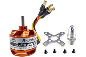 DYSRC DYS D2822 1100KV/1450KV/1800KV/2600KV Brushless Outrunner Motor 2-3S for Multicopter RC Aircraft Fixed-Wing UAV（D2822 1100KV）