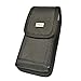 BLU R1 HD Pouch Holster Case [RUGGED NYLON] Large Carrying Case w/ Metal Belt Clip Belt Loops+Hook [vertical/horizontal] fits with Dual layer protective cover/Hybrid/TPU/ArmorFlex Case(Black Nylon)