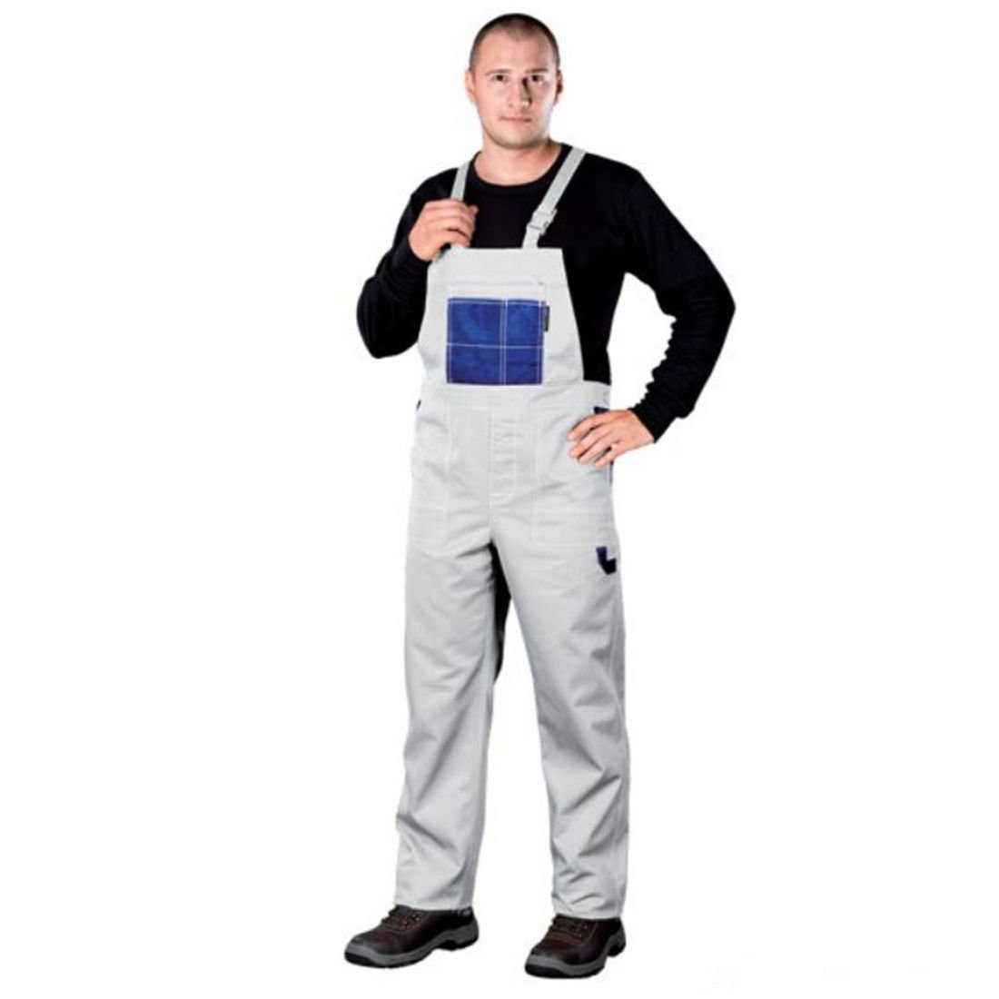 Reis Mmswn_62 Multi Master Protective Bib-Pants, White-Blue, 62 Size