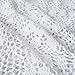 kilofly Handmade Crochet Lace Rectangular Table Runner 15 x 36 Inch, White