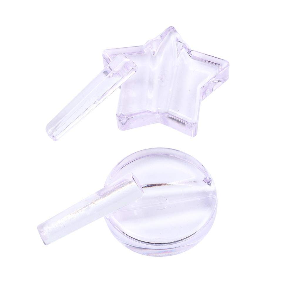 Rotekt 2pcs Professional Embossed Mold Nail Tools Metal Frame Bending Nail Art Equipment