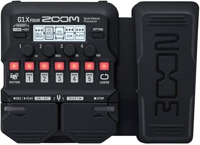 Zoom G1X Four Pedal Multi Effects Processor with Looper and Drum Patterns