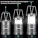 LED Camping Lantern, Swiftrans Lantern Flashlight Ultra Bright Survival Gear for Emergencies, Hurricanes with Magnetic Base (4 Pack)